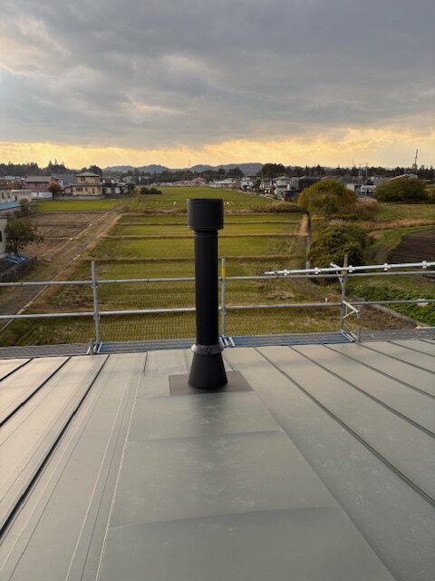 煙突工事　一関市